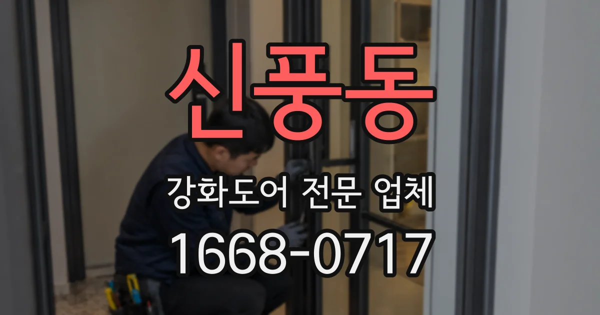 신풍동 강화도어 전문 업체