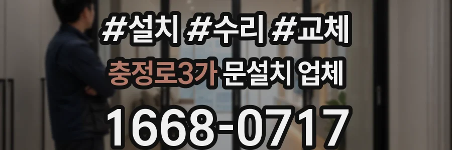 충정로3가 문설치 업체