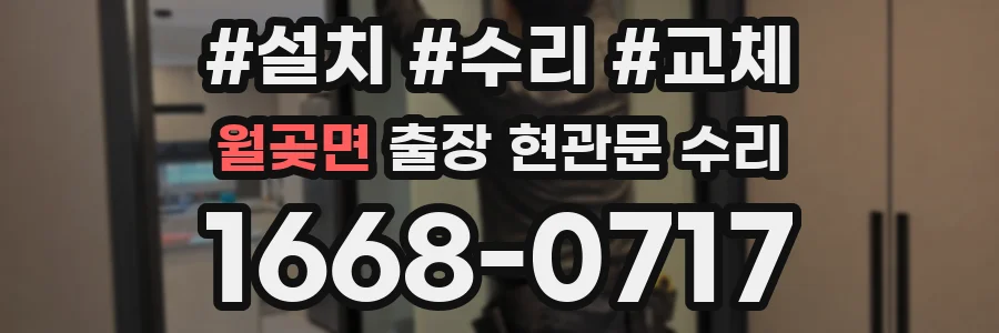 월곶면 출장 현관문 수리
