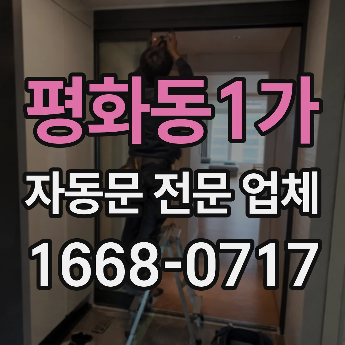평화동1가 자동문 전문 업체
