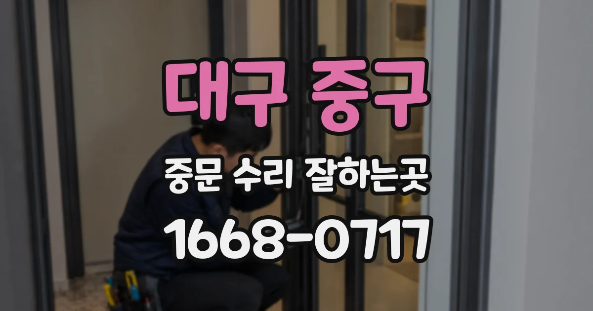 대구 중구 중문 수리 잘하는곳