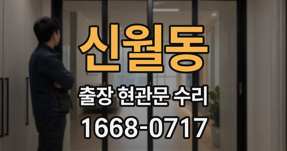 신월동 출장 현관문 수리