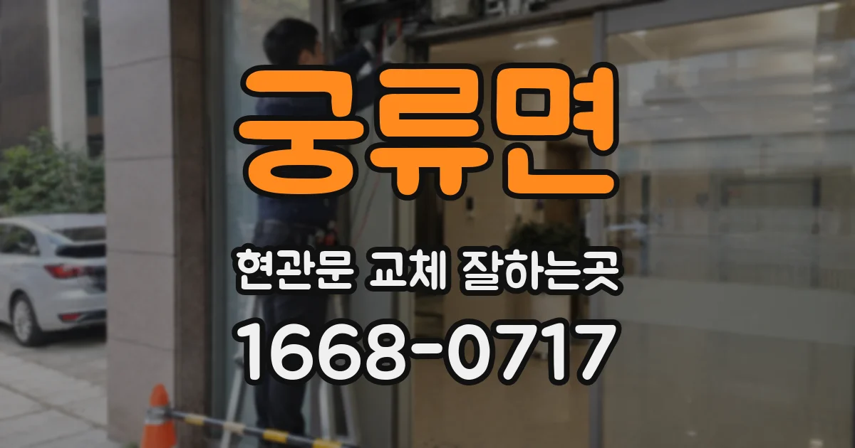 궁류면 현관문 교체 잘하는곳