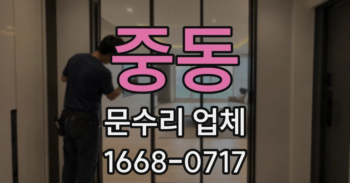 중동 문수리 업체