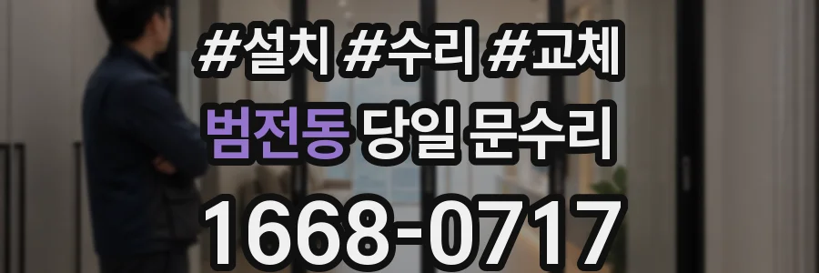 범전동 당일 문수리