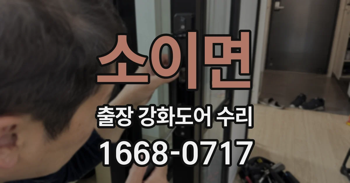 소이면 출장 강화도어 수리