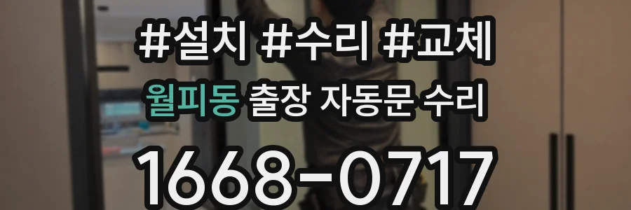 월피동 출장 자동문 수리