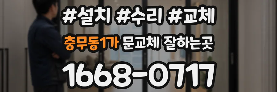 충무동1가 문교체 잘하는곳