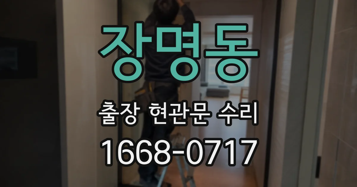 장명동 출장 현관문 수리