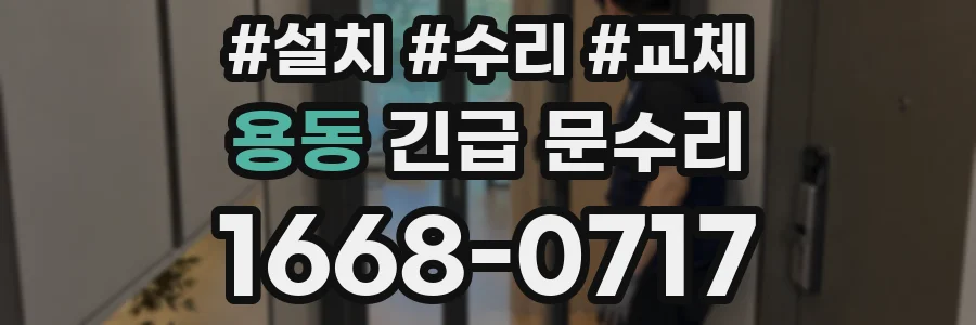 용동 긴급 문수리