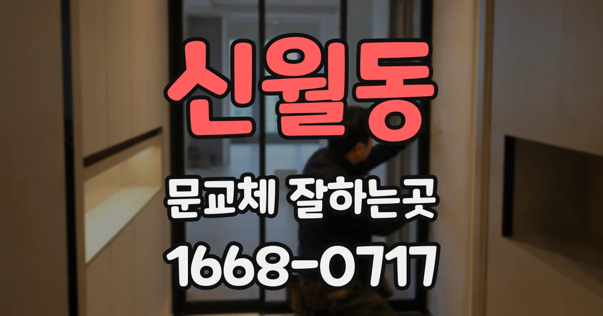 신월동 문교체 잘하는곳