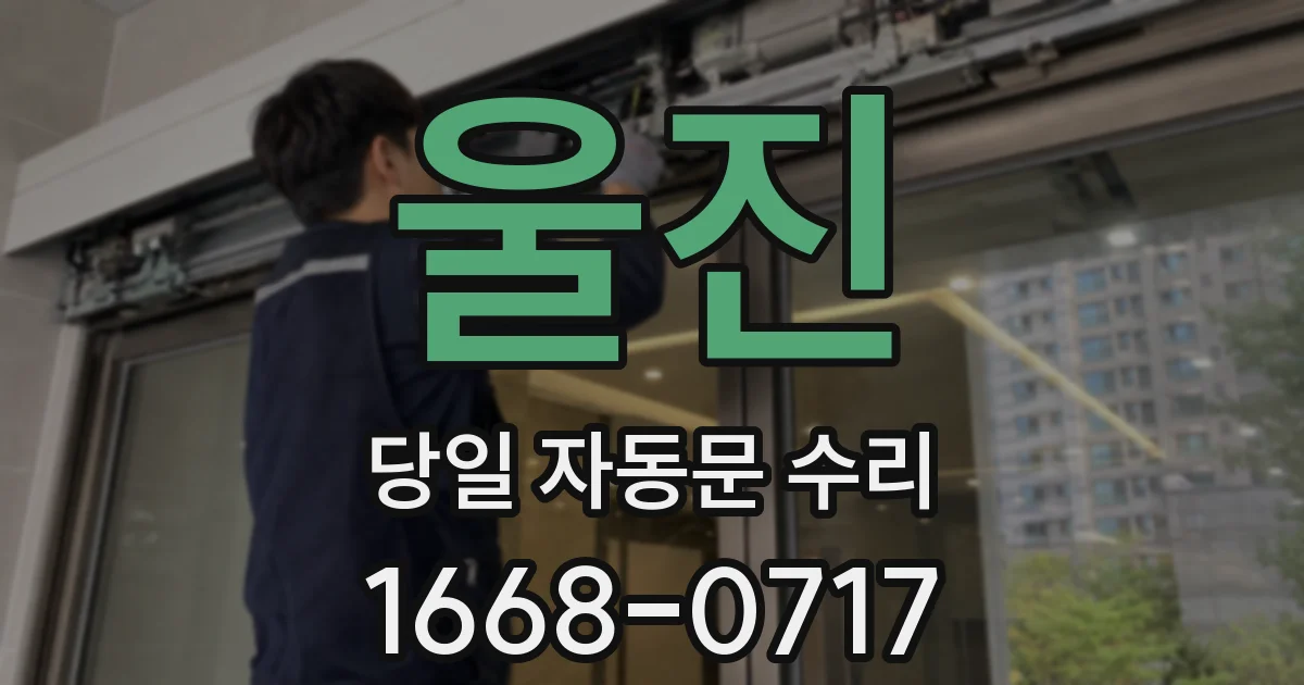 울진 당일 자동문 수리