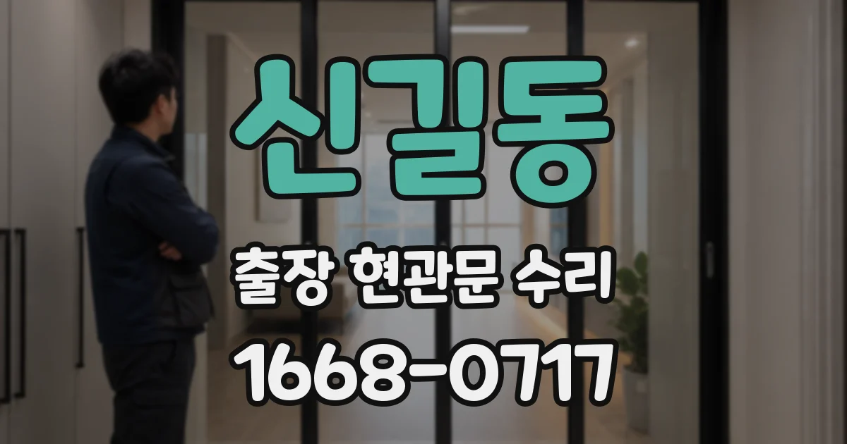 신길동 출장 현관문 수리