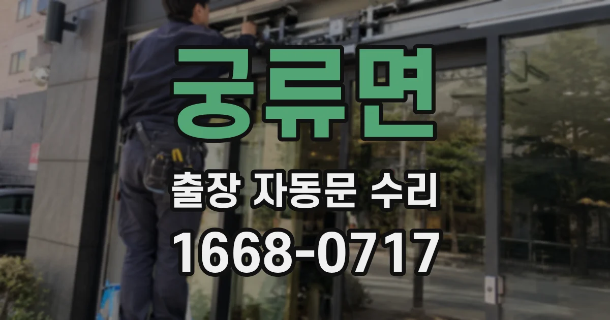 궁류면 출장 자동문 수리