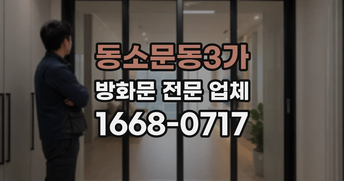 동소문동3가 방화문 전문 업체