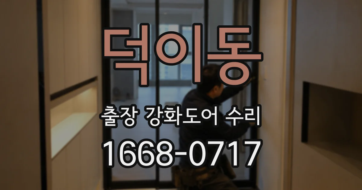 덕이동 출장 강화도어 수리