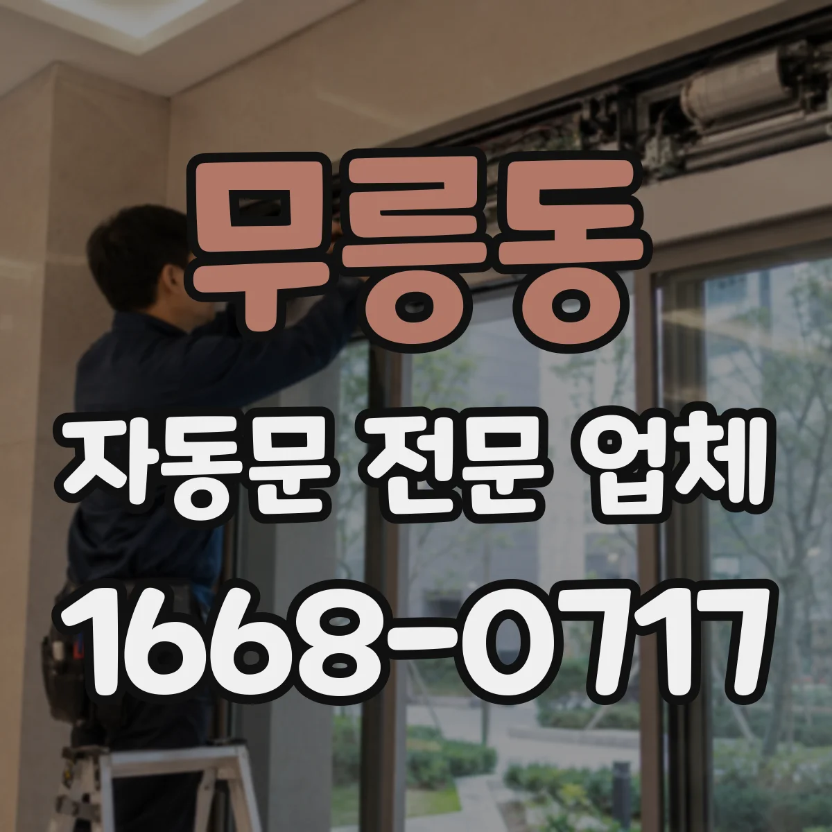 무릉동 자동문 전문 업체