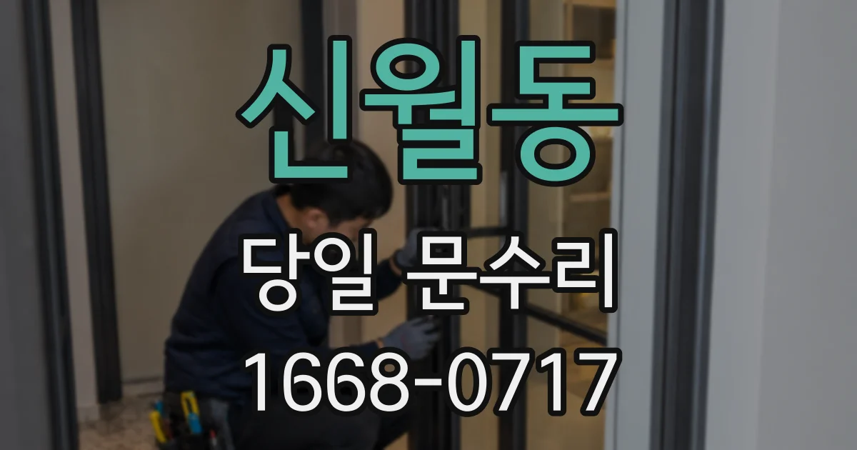 신월동 당일 문수리