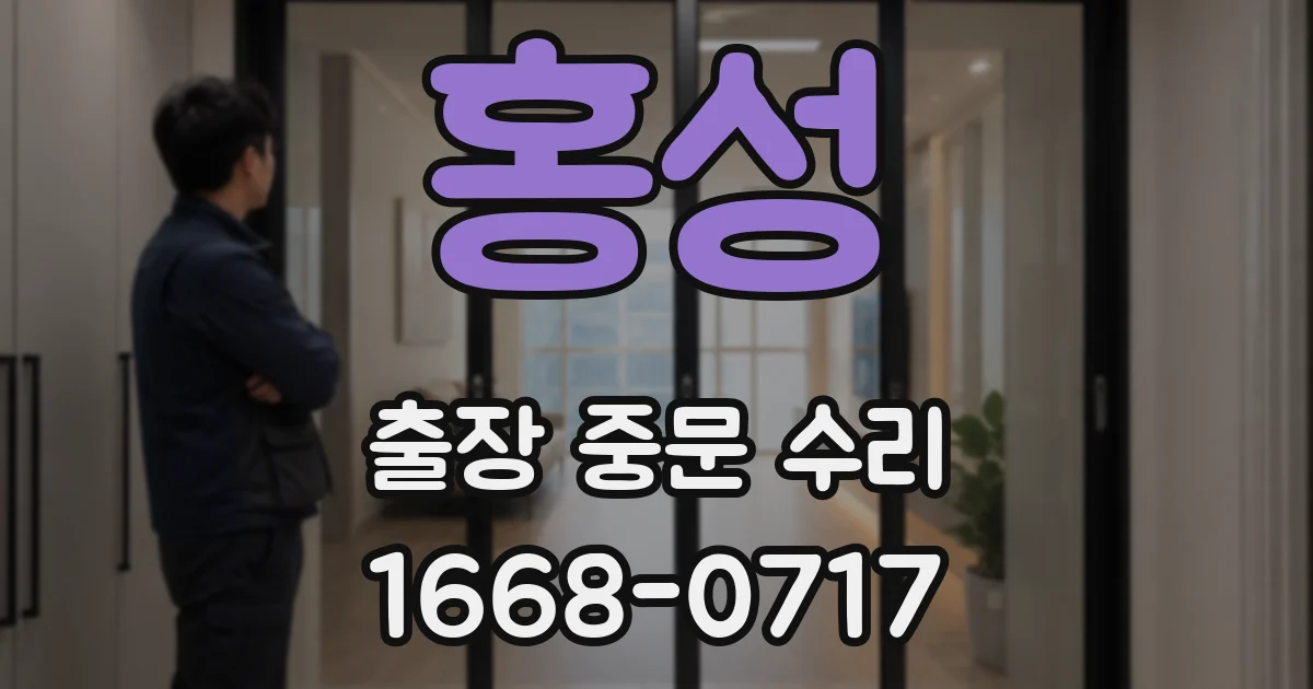 홍성 출장 중문 수리