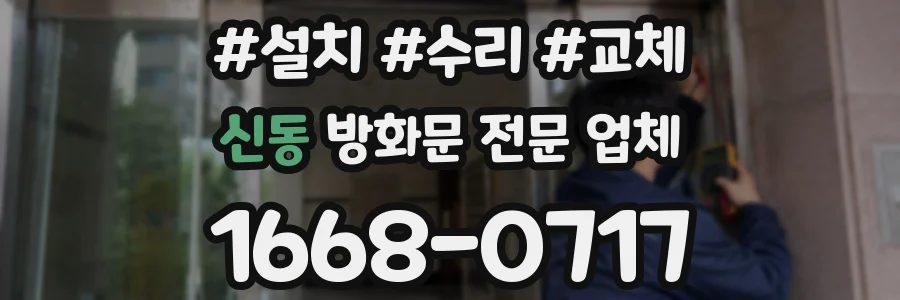 신동 방화문 전문 업체