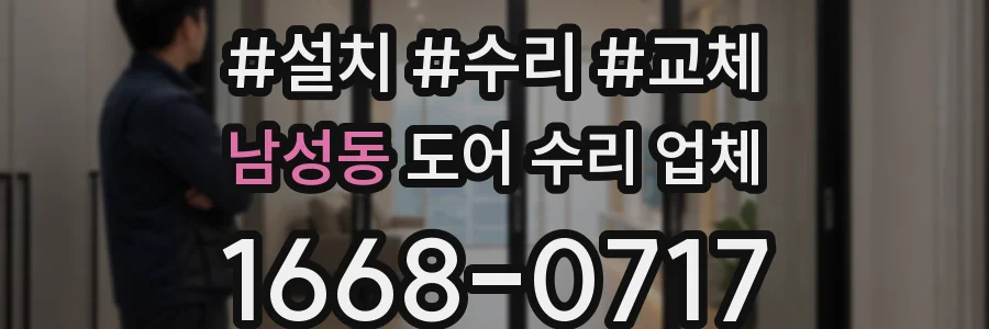 남성동 도어 수리 업체