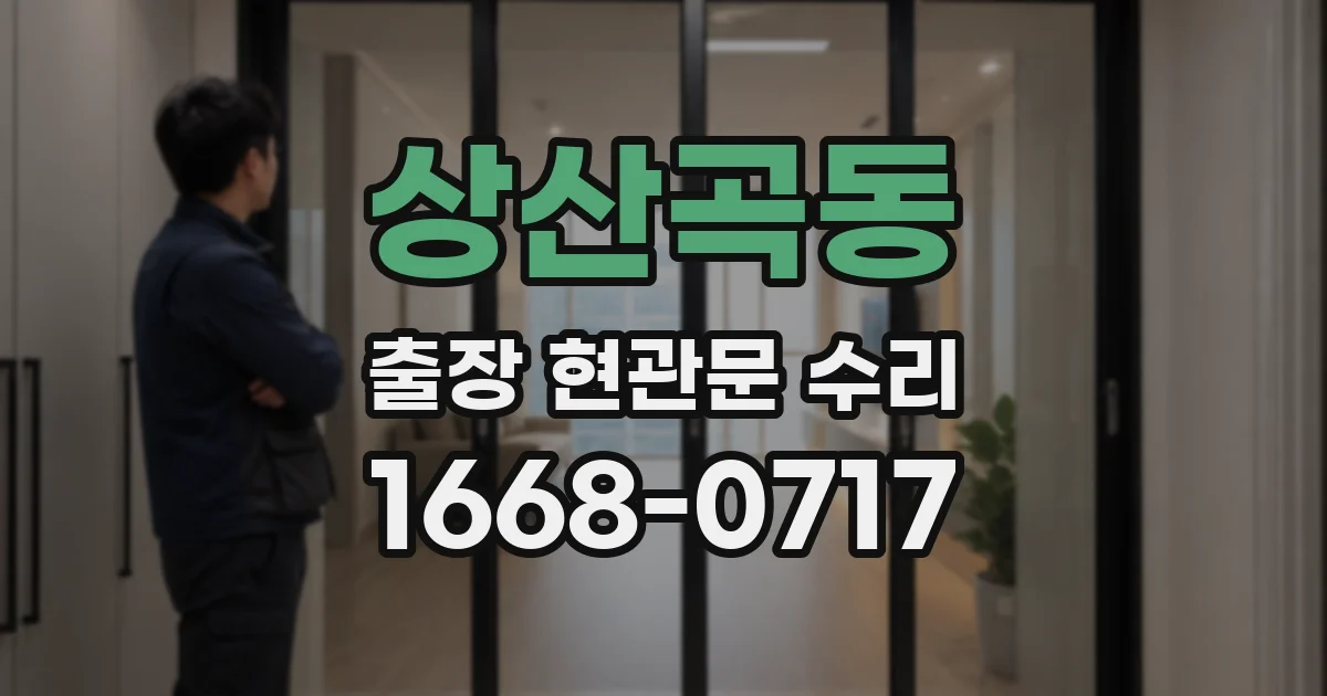 상산곡동 출장 현관문 수리