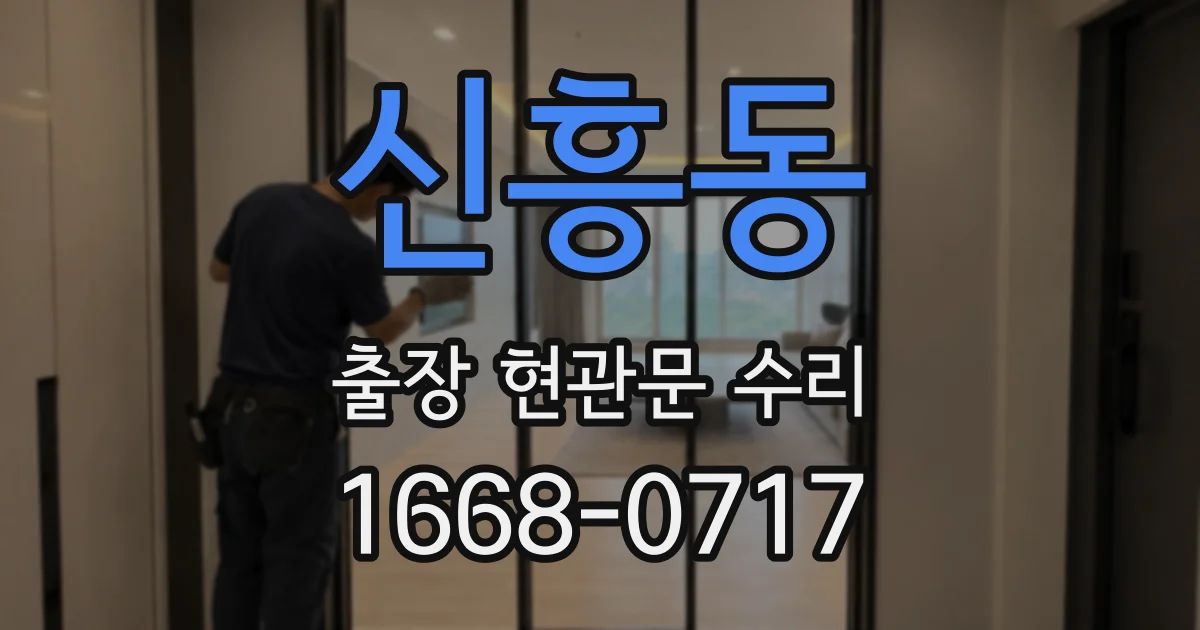 신흥동 출장 현관문 수리