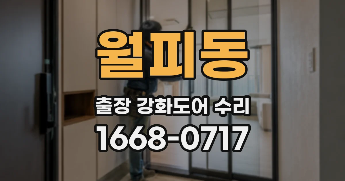 월피동 출장 강화도어 수리