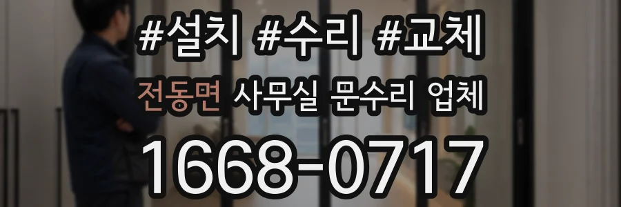 전동면 사무실 문수리 업체
