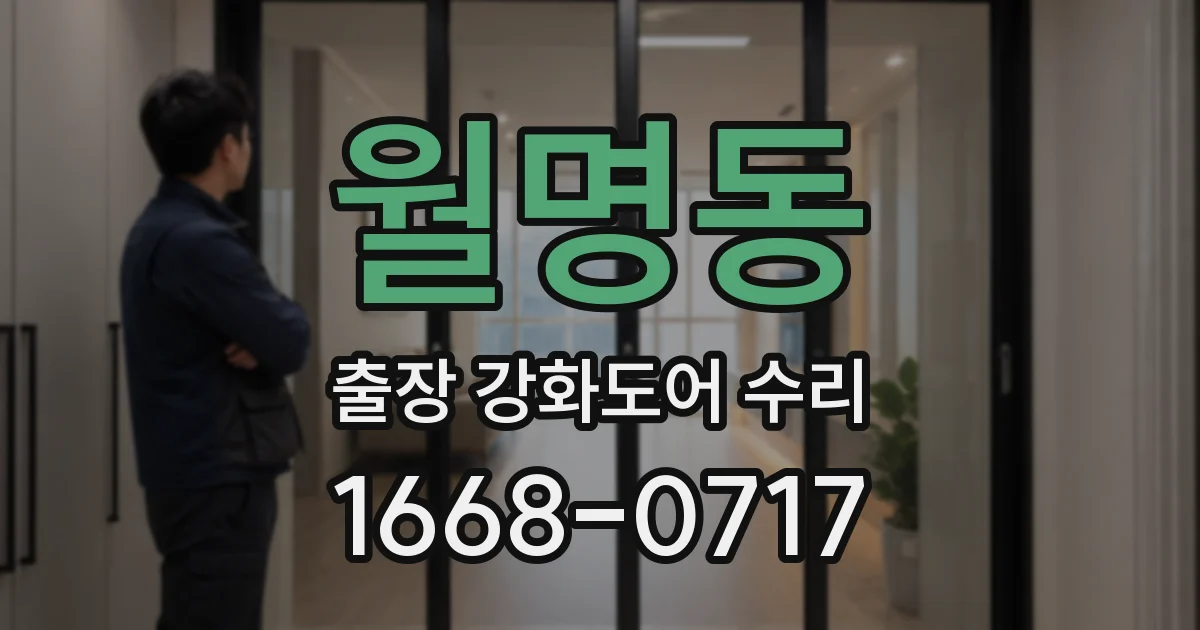 월명동 출장 강화도어 수리