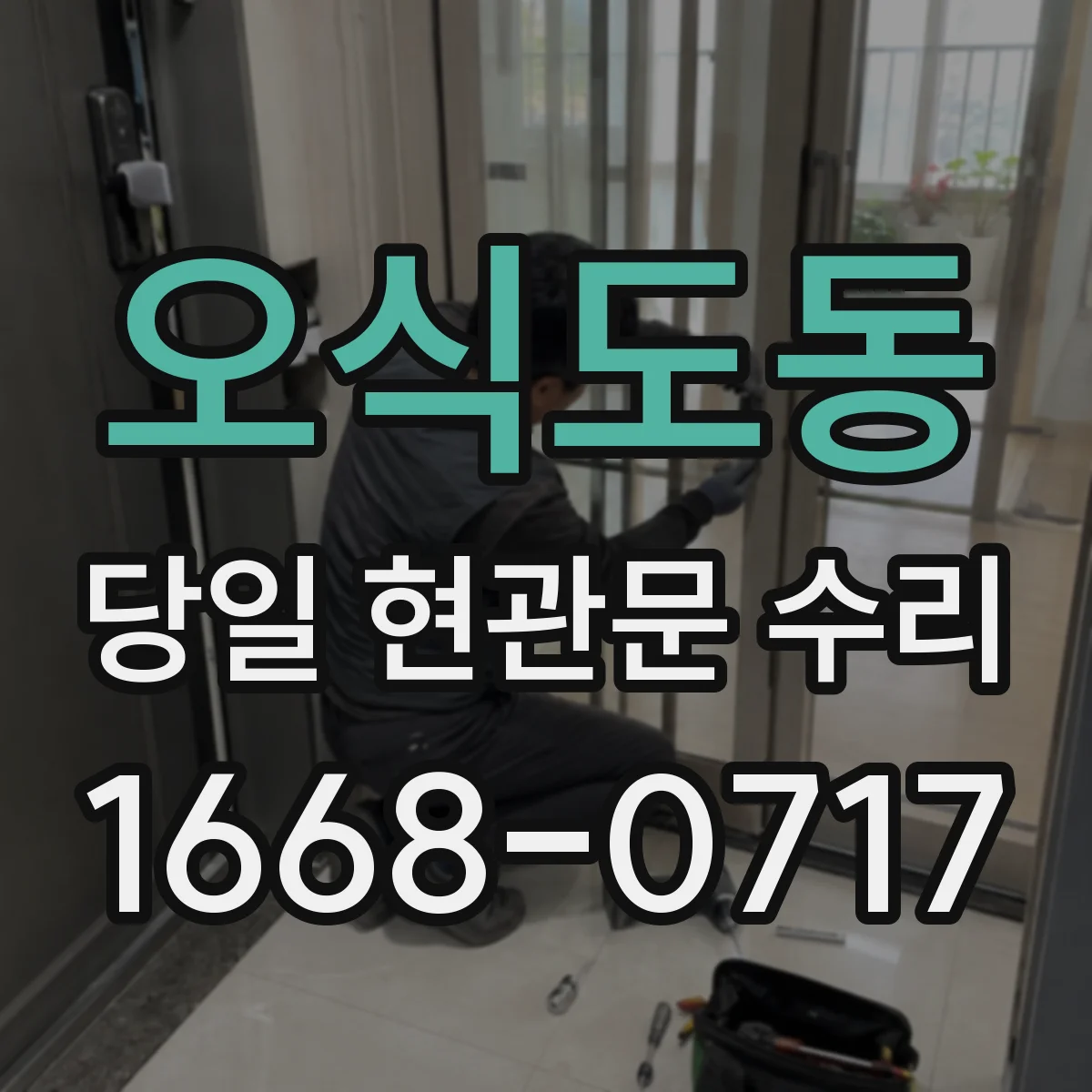 오식도동 당일 현관문 수리