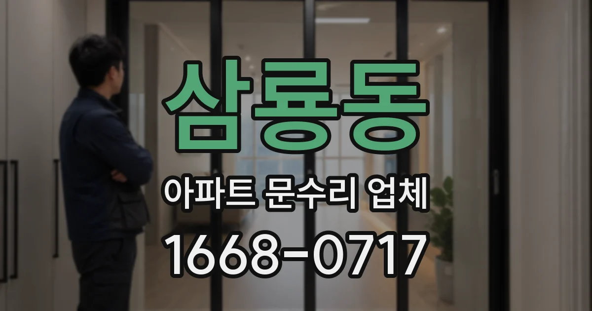삼룡동 아파트 문수리 업체