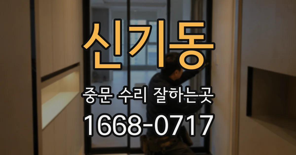 신기동 중문 수리 잘하는곳