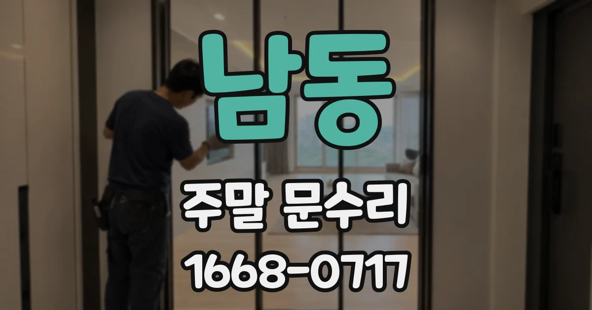 남동 주말 문수리