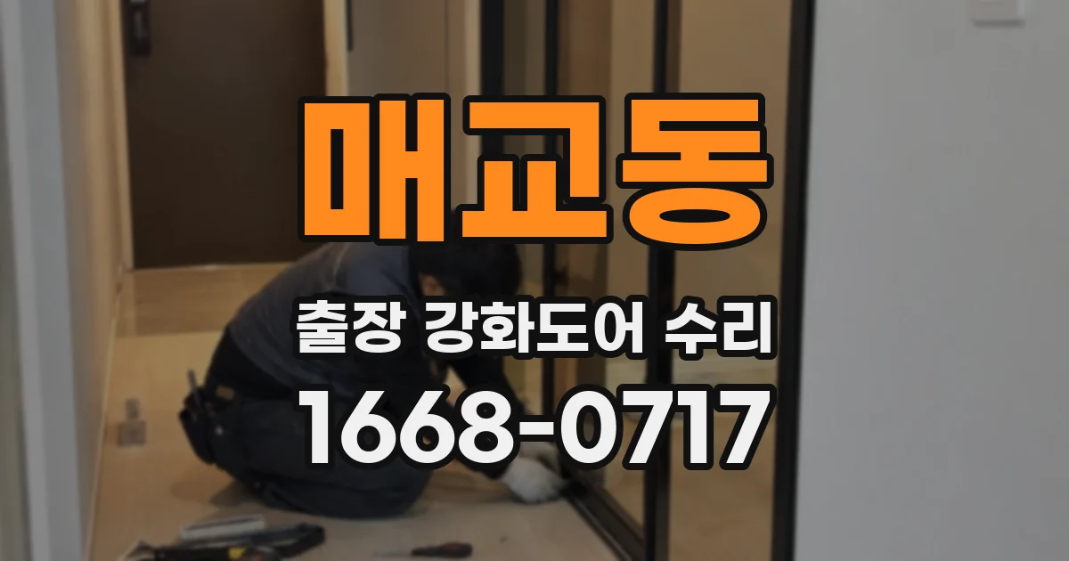 매교동 출장 강화도어 수리