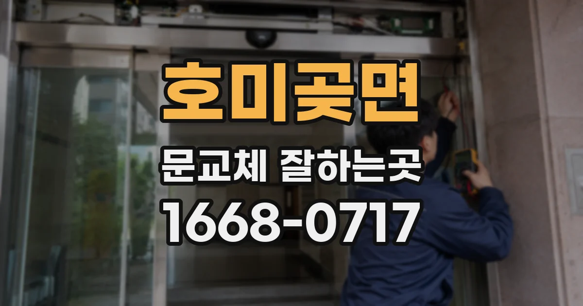 호미곶면 문교체 잘하는곳