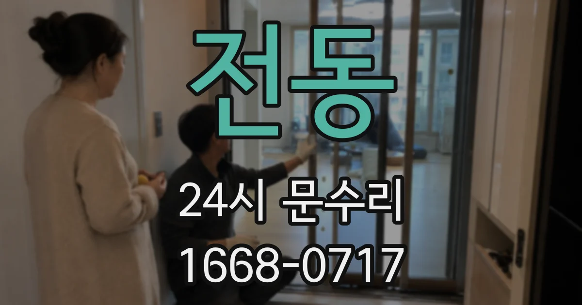 전동 24시 문수리