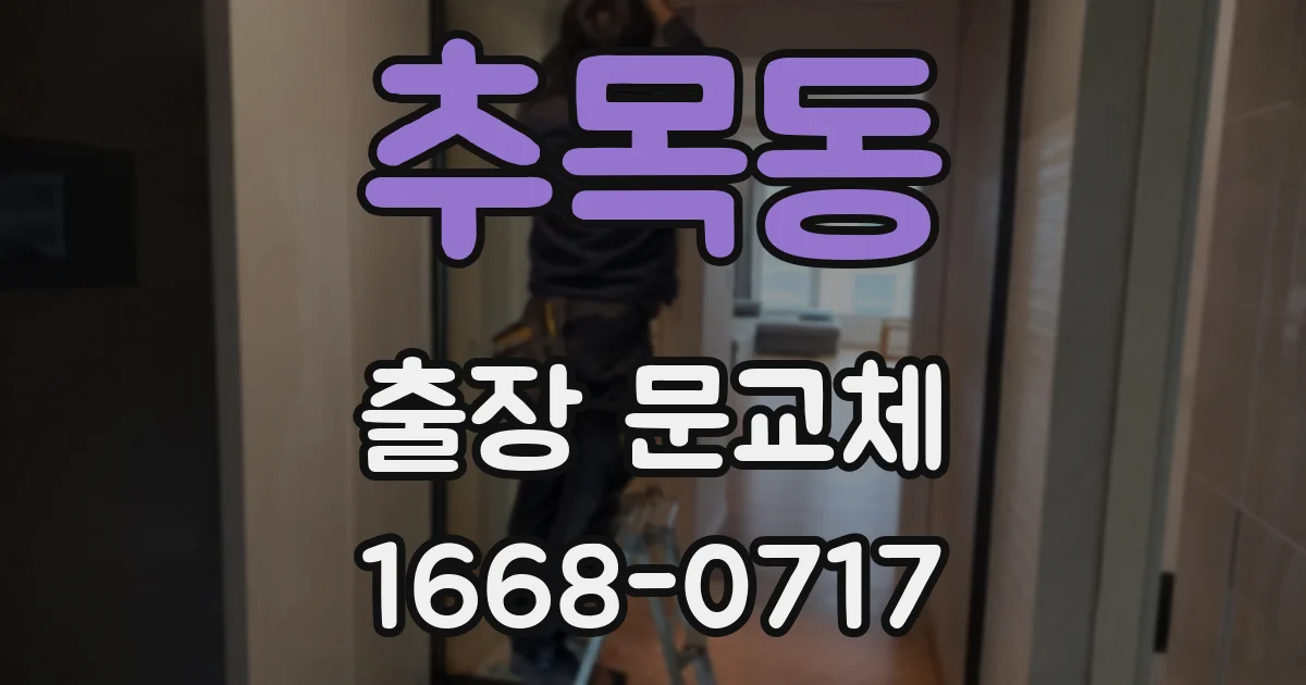 추목동 출장 문교체