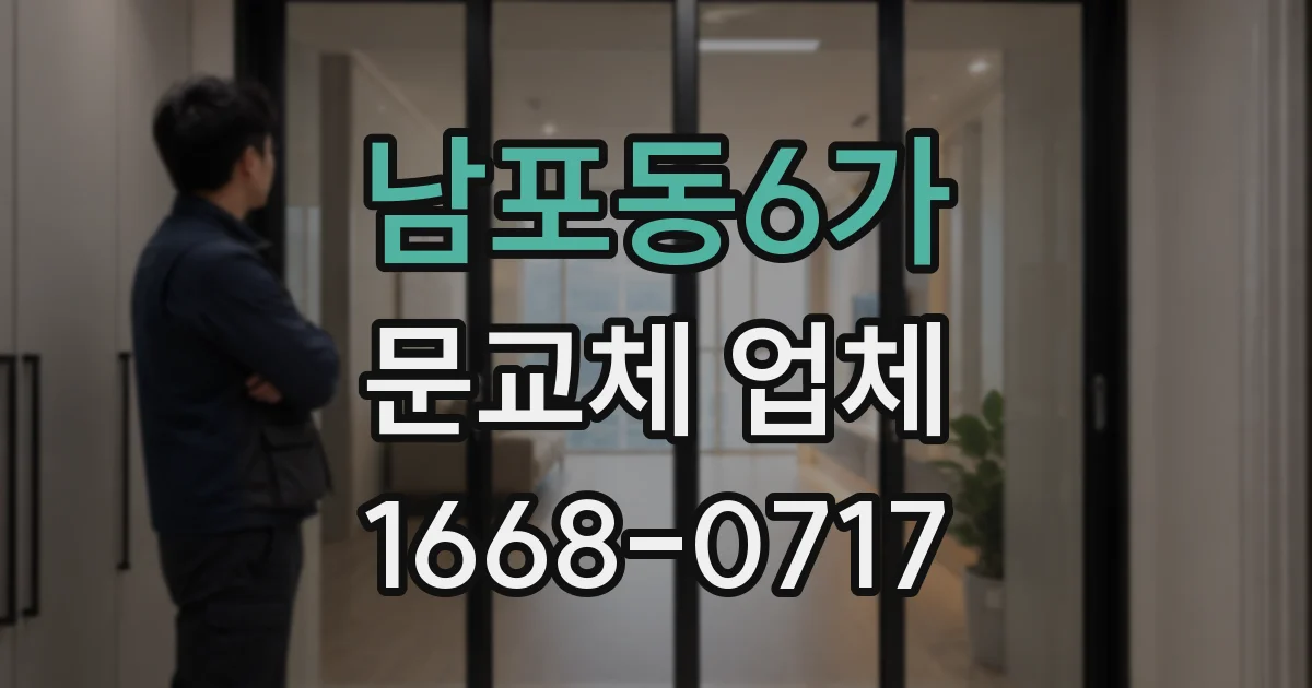 남포동6가 문교체 업체
