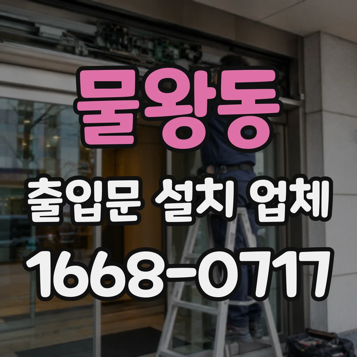 물왕동 출입문 설치 업체
