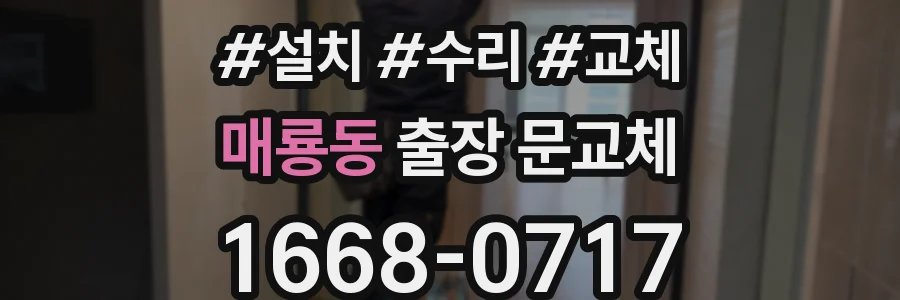 매룡동 출장 문교체