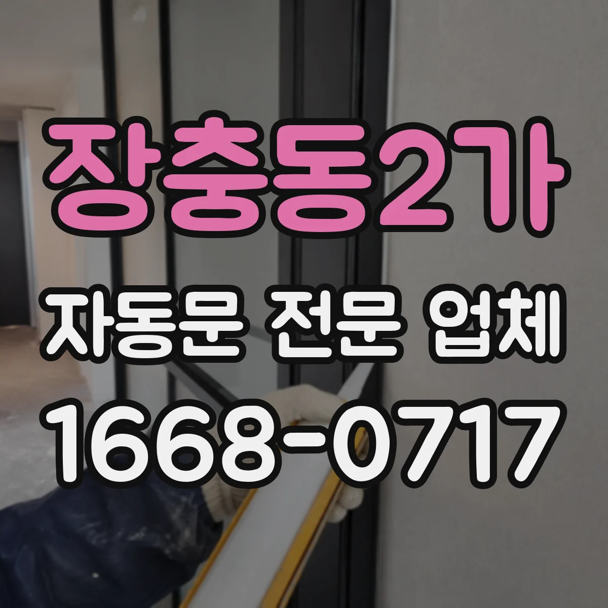 장충동2가 자동문 전문 업체