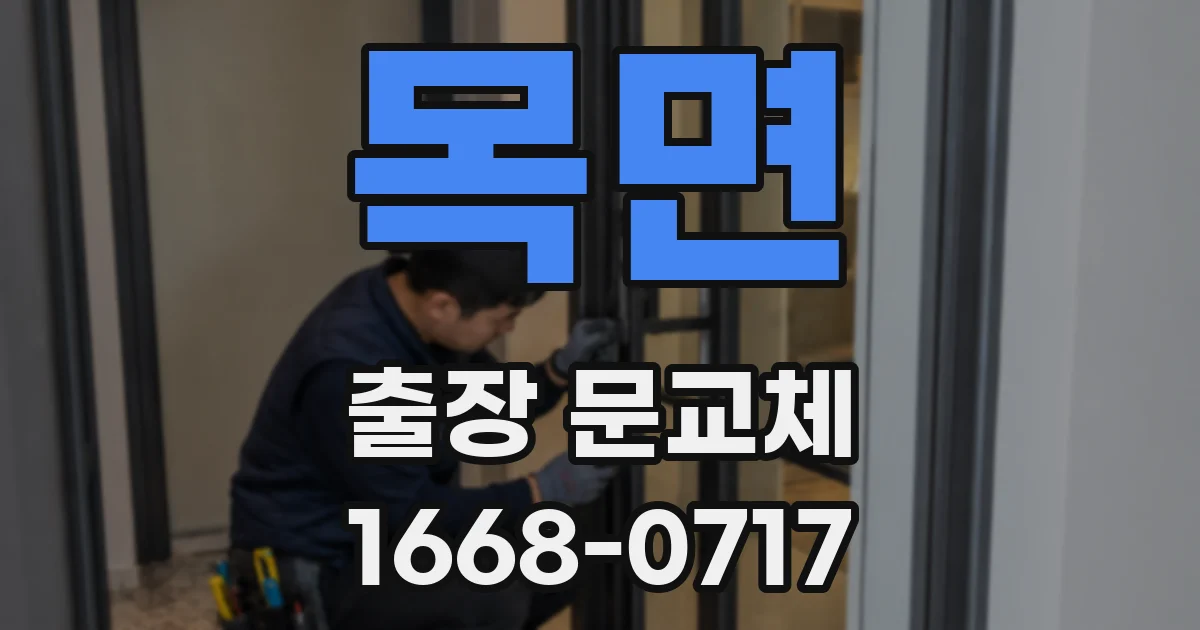 목면 출장 문교체
