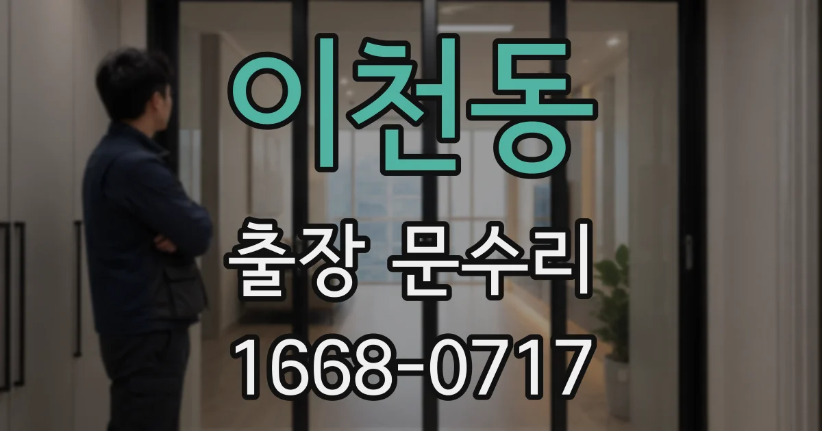 이천동 출장 문수리