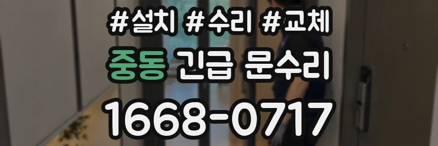 중동 긴급 문수리