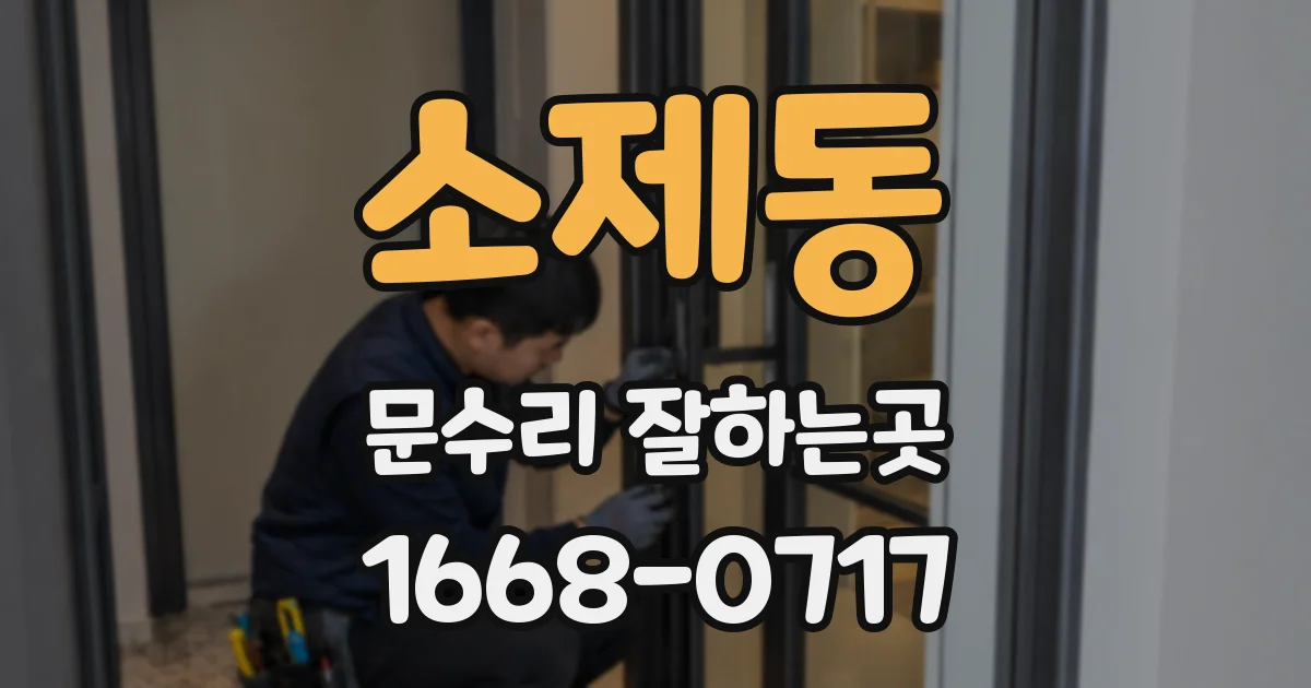 소제동 문수리 잘하는곳