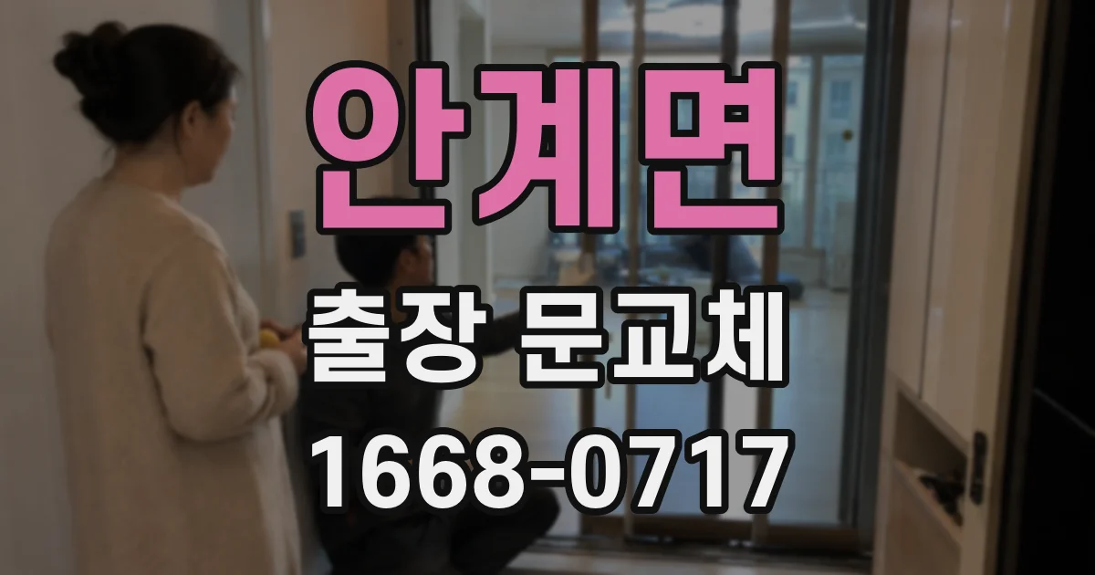안계면 출장 문교체
