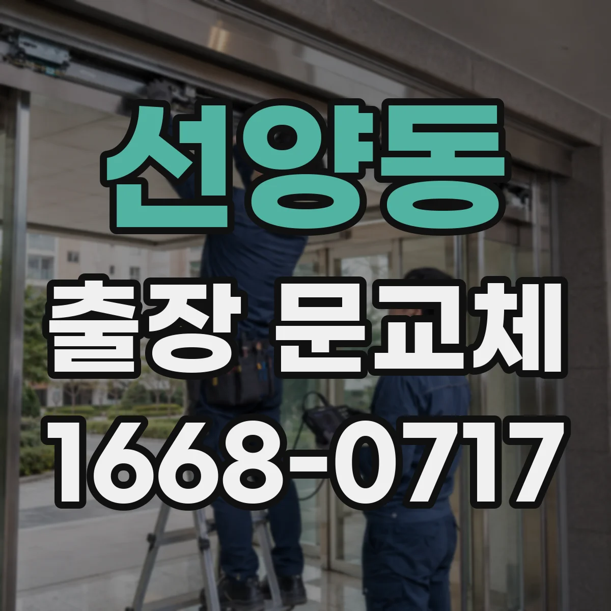 선양동 출장 문교체