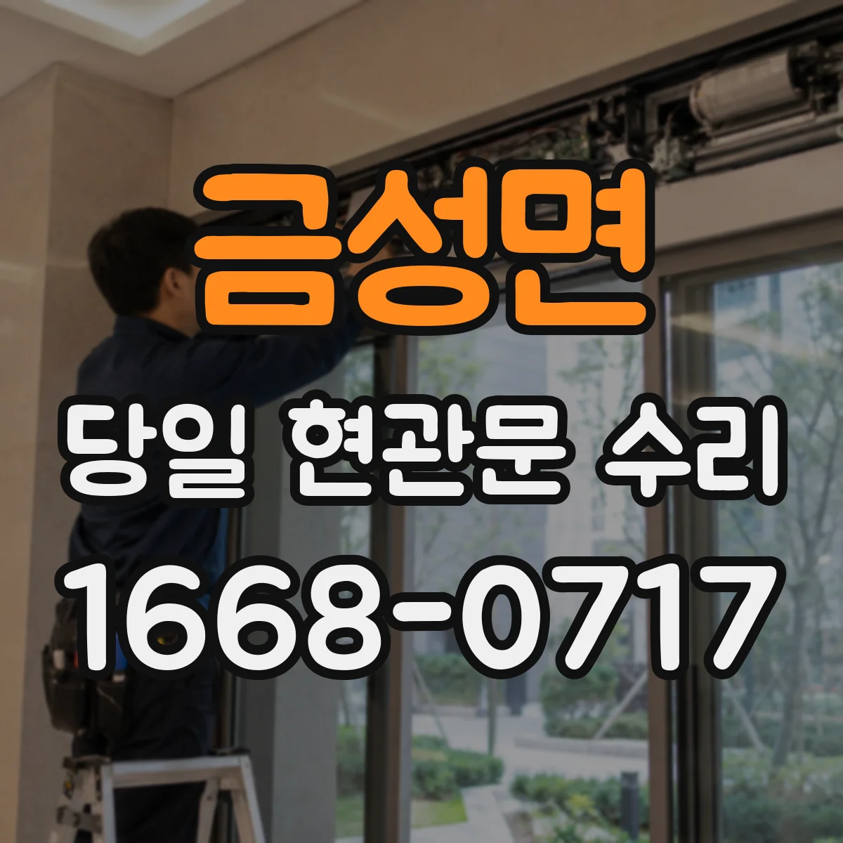 금성면 당일 현관문 수리