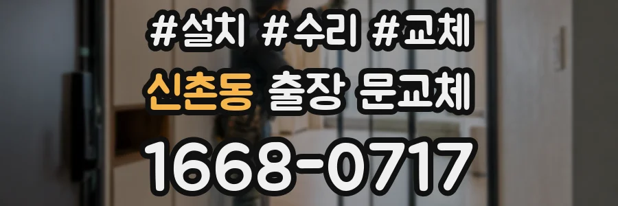 신촌동 출장 문교체